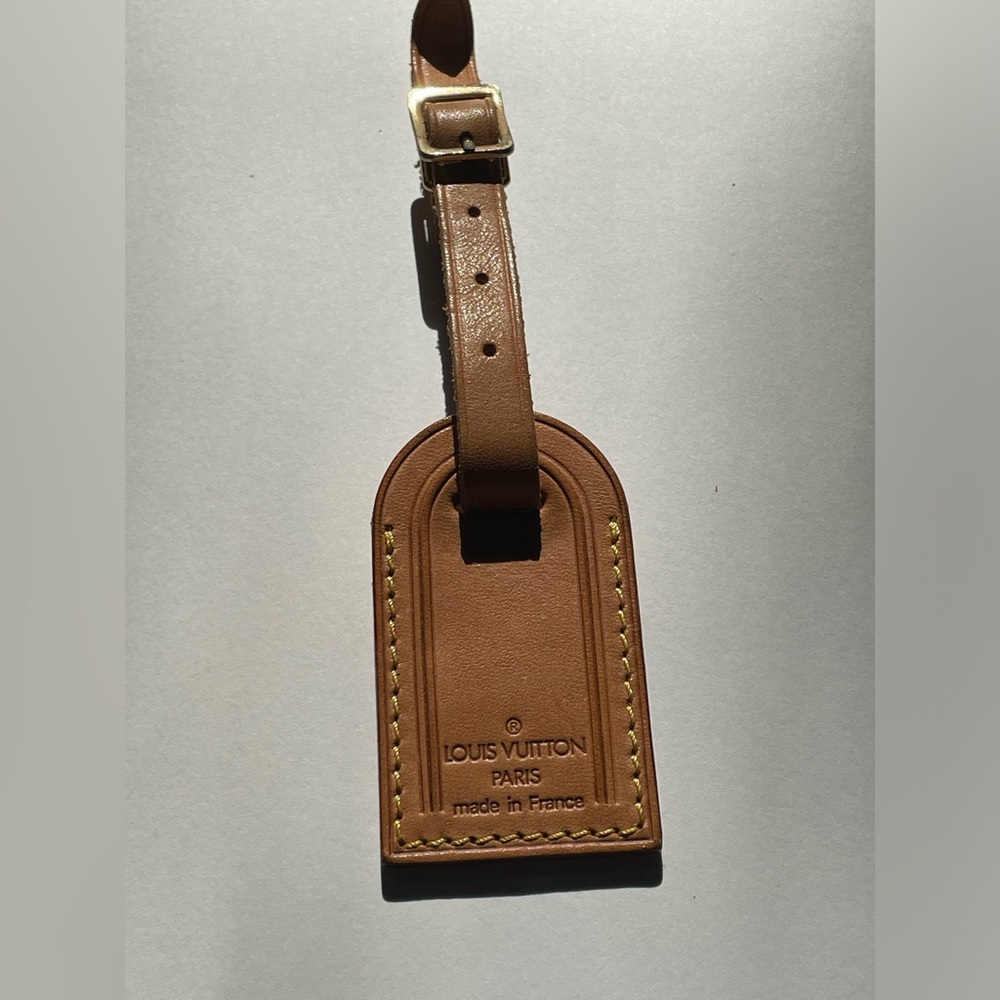 Authentic Louis Vuitton 3 Piece Luggage Tag Set - Picture 8 of 16